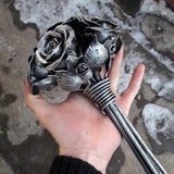 Iron gift, iron anniversary, 6 iron roses, Wedding bouquet, Metal bouquet, Bridal Bouquets, Wedding Flowers, Bridal Flowers, iron gift