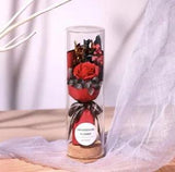 Preserved Rose in Glass bottle Eternal Enchanted Forever  for Valentines day gif