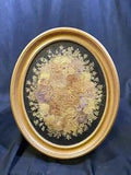 VINTAGE FRAMED PRESSED BOUQUET 10 X 12???