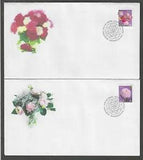 2023 Ranunculus Flowers Limited FDCs with Coils stamps