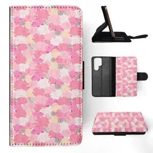 FLIP CASE FOR SAMSUNG GALAXY|PEONIES FLOWER ROSE PATTERN