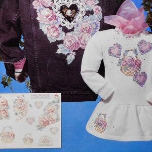 Rose Bouquet No-Sew Appliqu¡§? Daisy Kingdom 6325 Vintage 1991