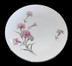 Royal Court Pink Carnation Flower Fine China  Japan 10-1/4" Dinner Plate
