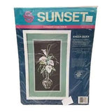 Dimensions Sunset Calla Lilies Counted Cross Stitch Kit 13569 NEW