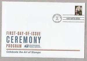 US 5239 Garden Flowers Peonies FDC Ceremony Program 2017