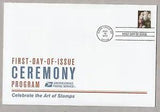 US 5239 Garden Flowers Peonies FDC Ceremony Program 2017