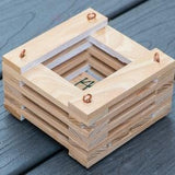 143. Salvaged Louisiana Baldcypress Wood Hanging Basket Planter for Orchids, Bromeliads, Ferns, Cacti, Other Epiphytes and Succulents