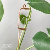 Indoor Plant Stake, Copper Large Swizzle Plant Stick, Tall Plant Stake, Long Plant Stake, 18" Plant Stake, Monstera Stake, Orchid Stake