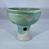 Stoneware Orchid Pot with high foot