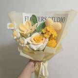 Crochet Rose,tulip,Love,lily,Crochet Flowers Bouquet Handmade,Handmade Knitted Flowers,Flower Bouquet,Valentine's Day Gift,Gift For Her