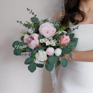 Dusty Pink Bridal Bouquet, Pink Wedding Bouquet,Rose Bridal Bouquet,Bridal bouquet, Bridal accessories,Wedding bouquet,Wedding Flowers