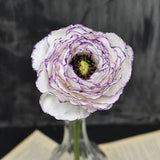Real touch ranunculus Cold Porcelain Flowers for vase Botanical sculpture Artificial flower arrangement Handmade flowers clay ranunculus