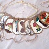 Oval Nature banner/gift tags