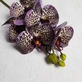 artificial orchid, purple orchid, artificial flowers, purple phalaenopsis, orchid home decor, gift for her, mothers day, orchid flower