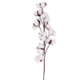 1PC Naturally Dried Cotton Flower Artificial Plants Floral Branch For...