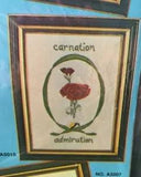 Paragon Julies's Romance of Flowers Stitcheries Crewel Embroidery Kit Carnation