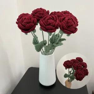 Fake Flower Artificial Room Decoration Dried Flower Dining Table Rose High-End