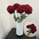Fake Flower Artificial Room Decoration Dried Flower Dining Table Rose High-End
