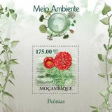 Mozambique 2010 MNH - Peony Flower. Sc 1964, YT 250, Mi 3481/BL289