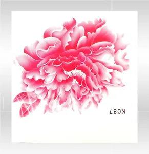peony flower temporary tattoo fake wholesale