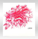 peony flower temporary tattoo fake wholesale