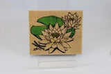 Wonderous Water Lily  4.75x4" Wood & Rubber Stamp 944-JJ Embossing Arts Co 1996