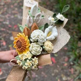 Handmade-Spinus Personalized Crochet Rose, Custom Lily Flowers Bouquet,Artificial Gift for Girl Friend, Home Decor, Knitted Forever Flower
