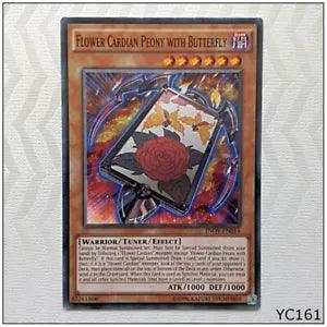 Flower Cardian Peony with Butterfly - INOV-EN014 - Common Unlimit Yugioh (YC161)