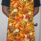Adult kitchen apron / Autumn / Apron / Kitchen apron / Adult apron / Adult kitchen apron / Pumpkin / Sunflower / Squash