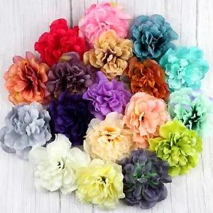 10P Large Fake Big Peony Rose Artificial Silk flower Head DIY Wedding Home Decor