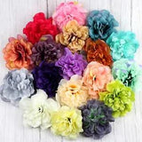 10P Large Fake Big Peony Rose Artificial Silk flower Head DIY Wedding Home Decor