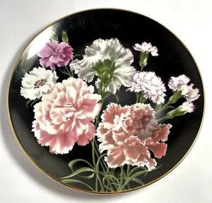 Danbury Mint 1989 from The Flower Gardens of Count Bernadette Carnation A7561
