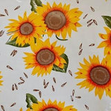 Sunflower Mexican Tablecloth: Various Sizes