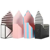 4Pcs flower packaging bags Bouquet Envelop Box Vintage Flower Box Pot Paperboard