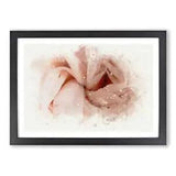Petals of a Pink Carnation Framed Wall Art Poster Print Home Decor Picture Large