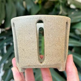 Unglazed Ceramic Orchid Plant Pot with Holes