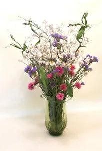 Dried Flower Arrangement- Mixed Flowers with Vase - USA - So Pretty!