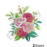 Rose Bouquet - Machine Embroidery Design