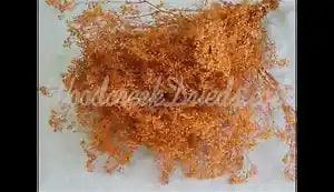 PRESERVED ORANGE BABYS BREATH STARDUST DRIED FLORAL FLOWER FOLIAGE FILLER