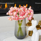 Mini Ranunculus Small Bundle | High Quality Artificial Flower | DIY Floral | Wedding/Home Decoration | Gifts - Flamingo Pink