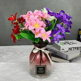 1pc Lily Artificial Silk Flowers Bush Wedding Party Home Garden Decor Plants