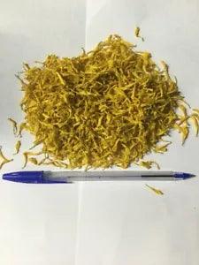 Marigold 'Mexican' Flower Petals 'Yellow' - 3 tablespoons per bag.