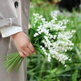 1Pc Simulation Bouquet Artificial Lily of The Valley Plastic Flower Wedding Gift