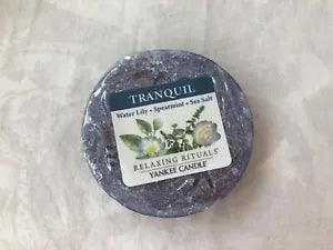 Tranquil Water Lily Spearmint Sea Salt .8 oz Tarts Wax Potpourri Yankee Candle