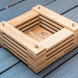 062. Salvaged Louisiana Baldcypress Wood Hanging Basket Planter for Orchids, Bromeliads, Ferns, Cacti, Other Epiphytes and Succulents