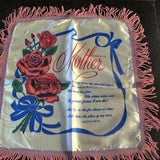 Vintage Fringed  Satin Pillow Cover Dedicated To 