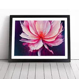 Carnation Flower Splash Vol.2 Abstract Framed Wall Art Print Picture Large