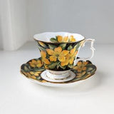 Royal Albert Tea Cup and Saucer, Bouquet Series, Rose of Sharon, Bone China C.1970s-1980s