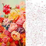 Pink roses | flower bouquet | paint by number | PBN | color by number | paint by number Kit | acrylic kit painting | home decor