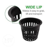 Best DIY Home Hydroponic Garden Net Pots - Sturdy Mesh Net Cups - Aquaponic Planter System - Grow Lettuce Tomatoes Herbs - Variety Sizes